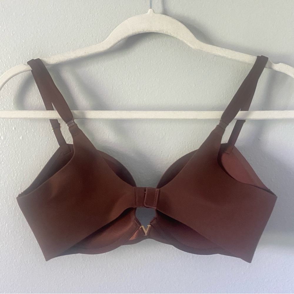Victoria’s Secret women’s brown padded convertible push-up bra size 32D basic - Picture 2 of 7